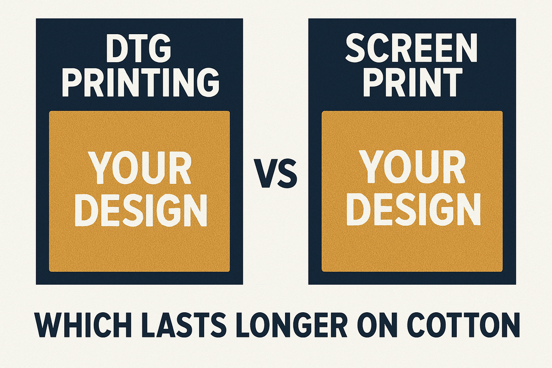 DTG Printing vs Screen Print: Which Lasts Longer on Cotton