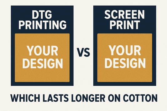 DTG Printing vs Screen Print: Which Lasts Longer on Cotton