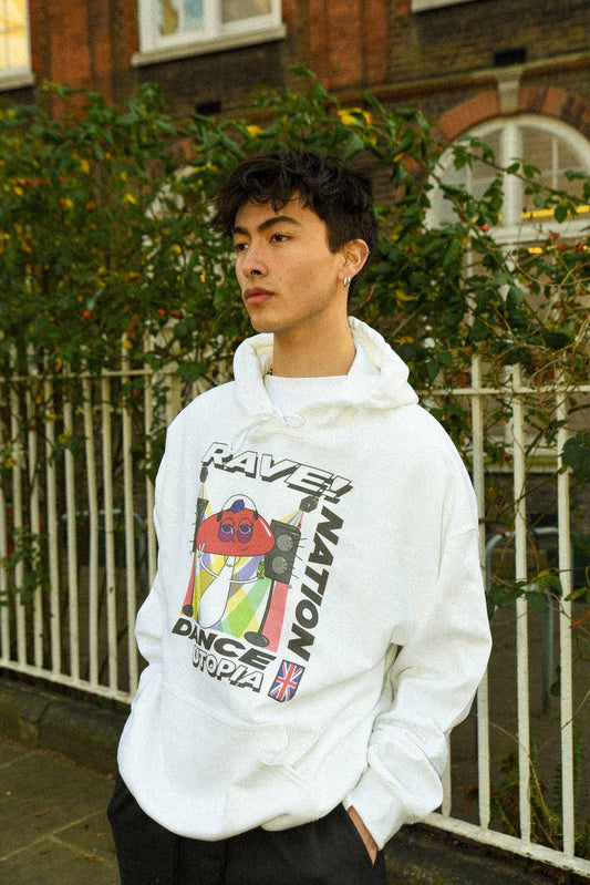 14 Zip Fleece in Black with Dream Sports Tonal Logo Embroidery