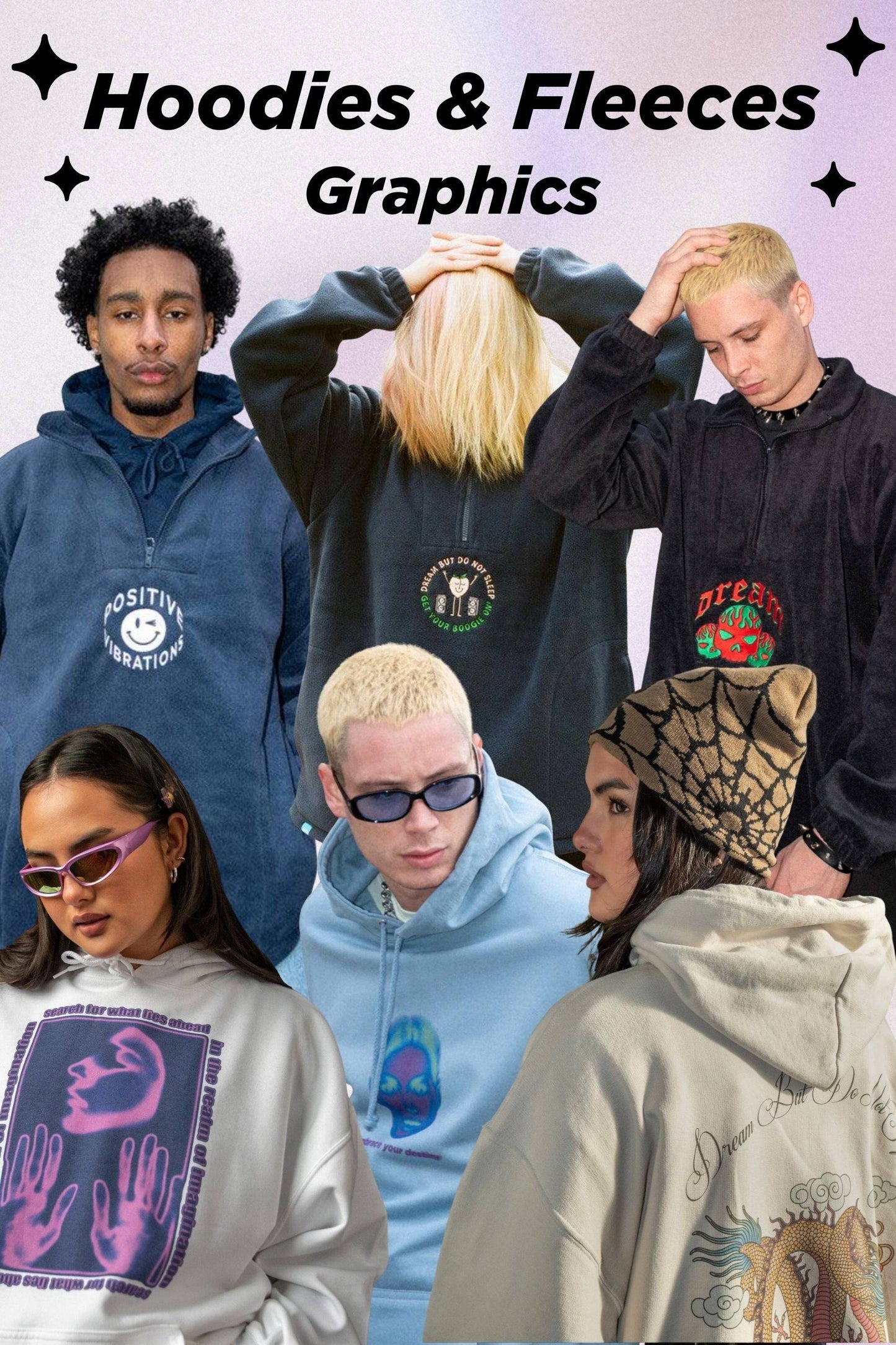 Fleece & Hoodie Mystery Box 2.0 - Shop Now includes graphic hoodies and fleeces with bold prints and unique designs. Fashion-forward streetwear styles.