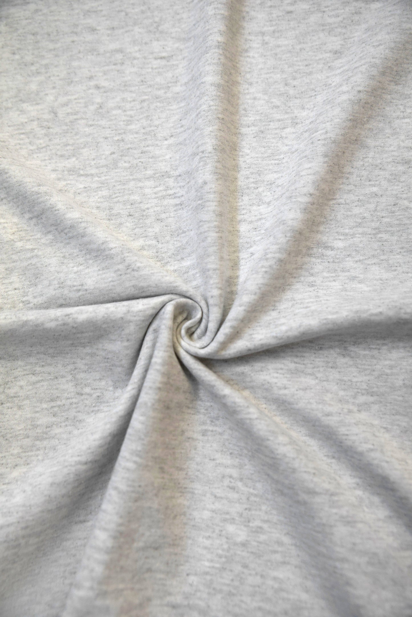 Short Sleeved T-Shirt in Ash Grey with Peacock Print