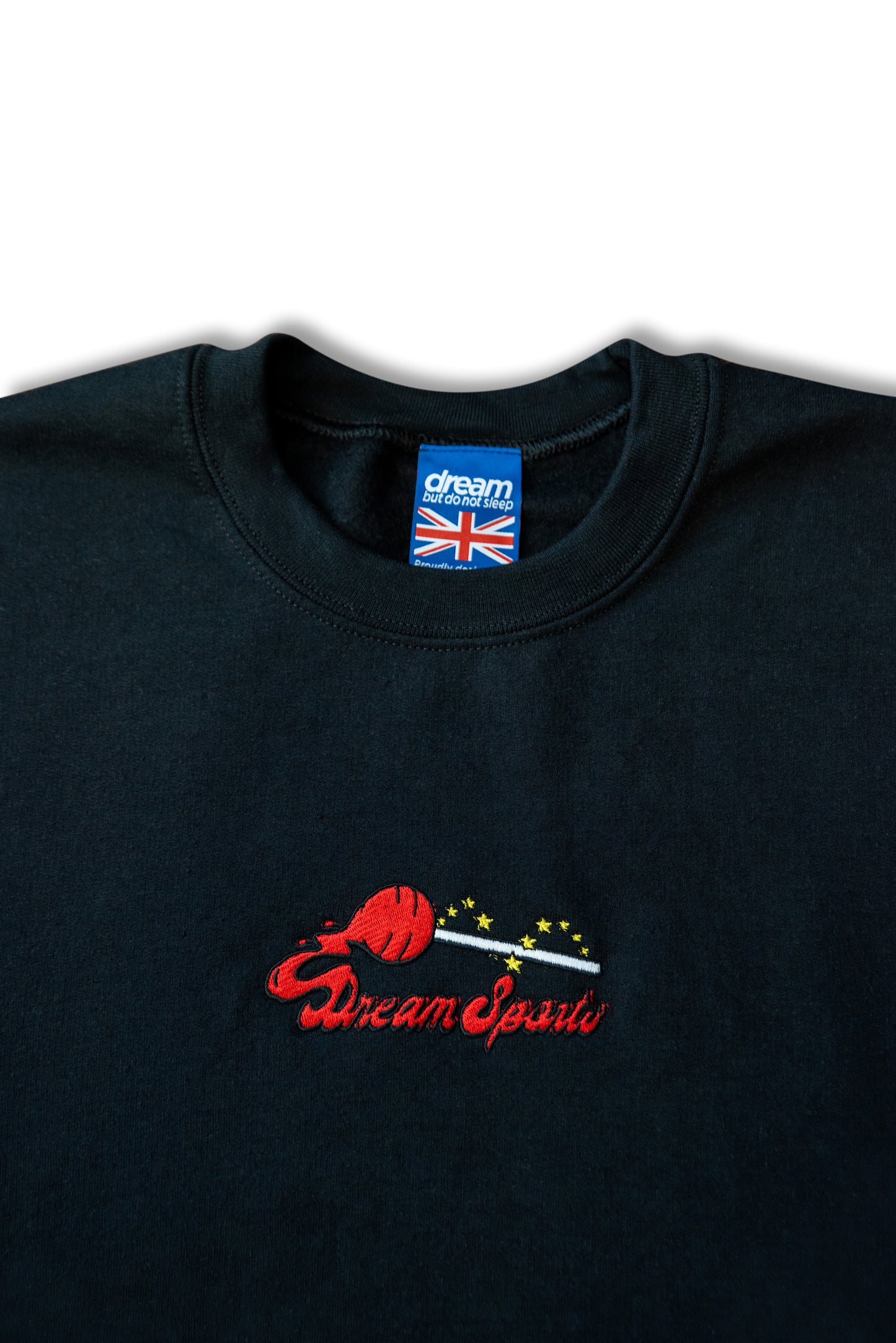 Sweatshirt in Black with Lollipop Embroidery