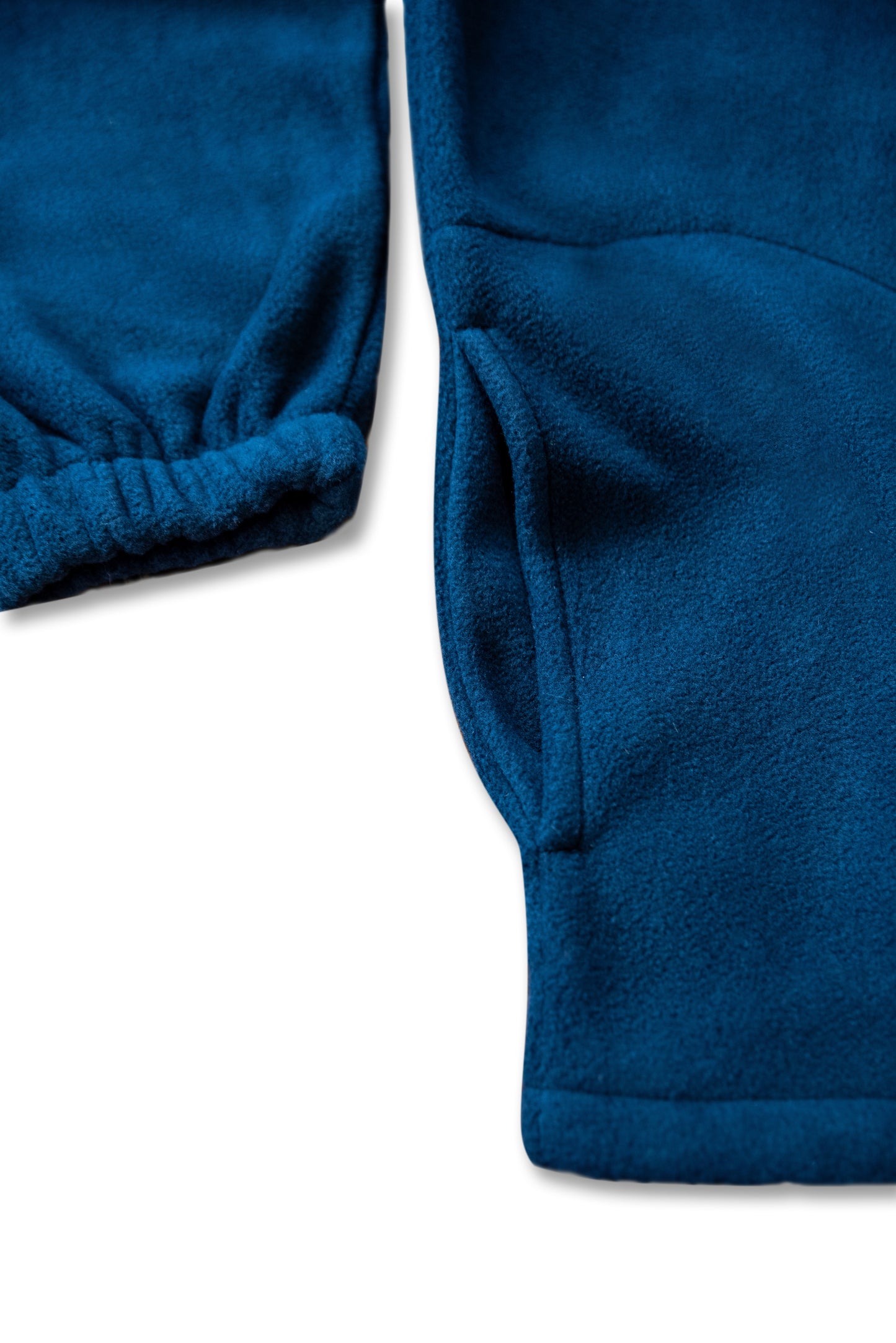 1/4 Zip Fleece in Navy with Melting Embroidered Logo
