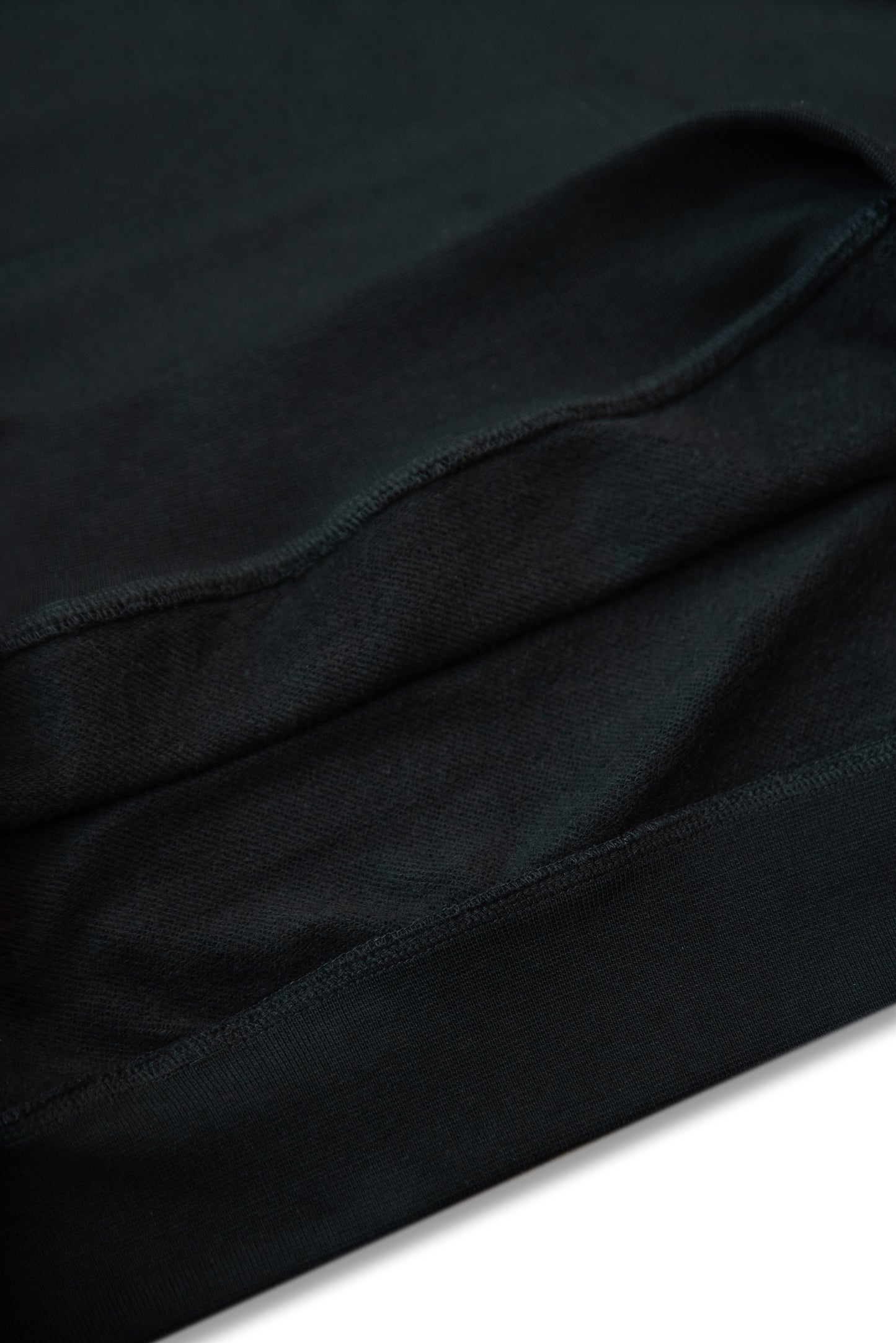 Premium Hoodie in Black Shuffling Through The Cosmos