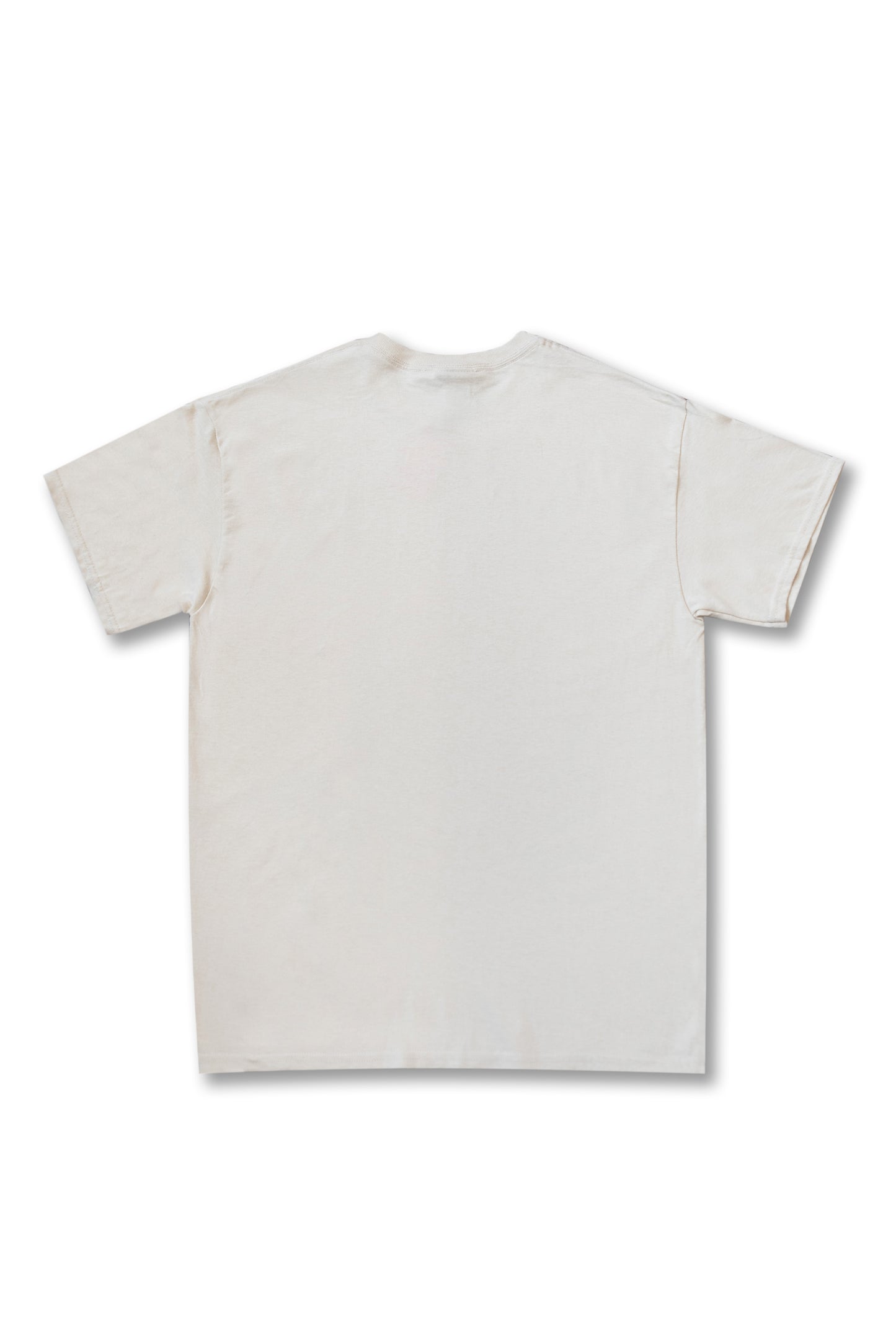 Short Sleeved T-Shirt in Sand with Cowboy Western Print
