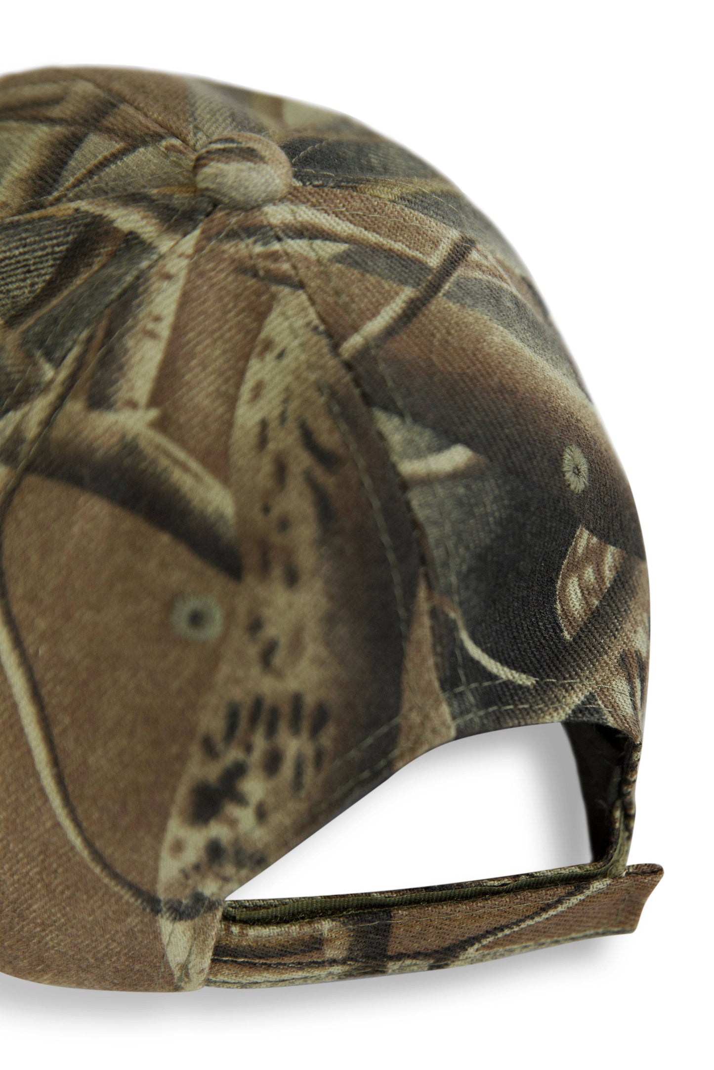 Back view of Real Tree Camo Cap with adjustable strap for a customizable fit, perfect for one-size-fits-most headwear.