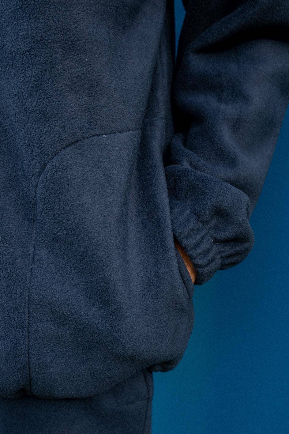 Fleece in Navy with Dream Sports Embroidery - Dreambutdonotsleep