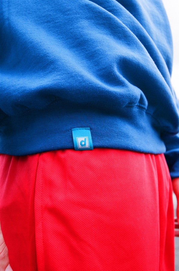 Royal Blue 1-4 zip sweatshirt With Dream Sport Design