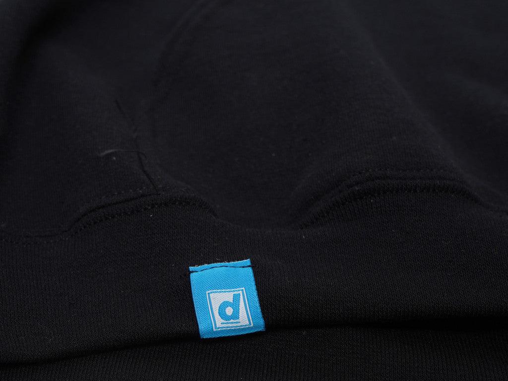 Black Hoodie With Dream Sport Embroidered Logo - Dreambutdonotsleep