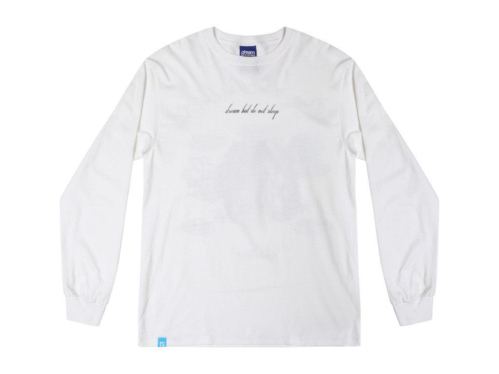 Chinese Dragon Design On A White Long Sleeved T-shirt - Dreambutdonotsleep