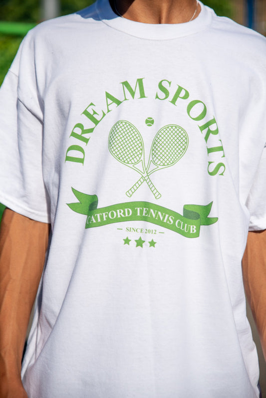 Short Sleeved T-Shirt in White Dream Sports Tennis Club