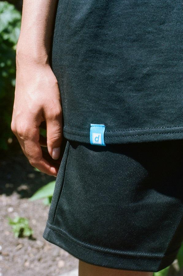Black T-shirt With Dream Sport Embroidered Logo - Dreambutdonotsleep
