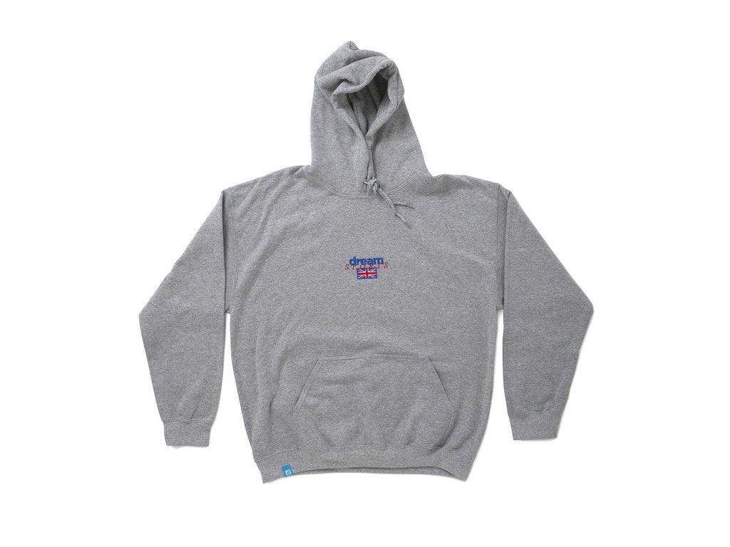 Heather Grey Hoodie With Dream Sports Design - Dreambutdonotsleep