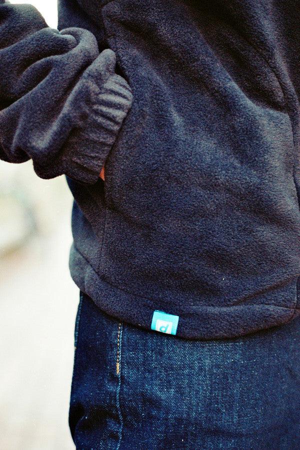 Black Fleece With Dream But Do Not Sleep Embroidered Design - Dreambutdonotsleep