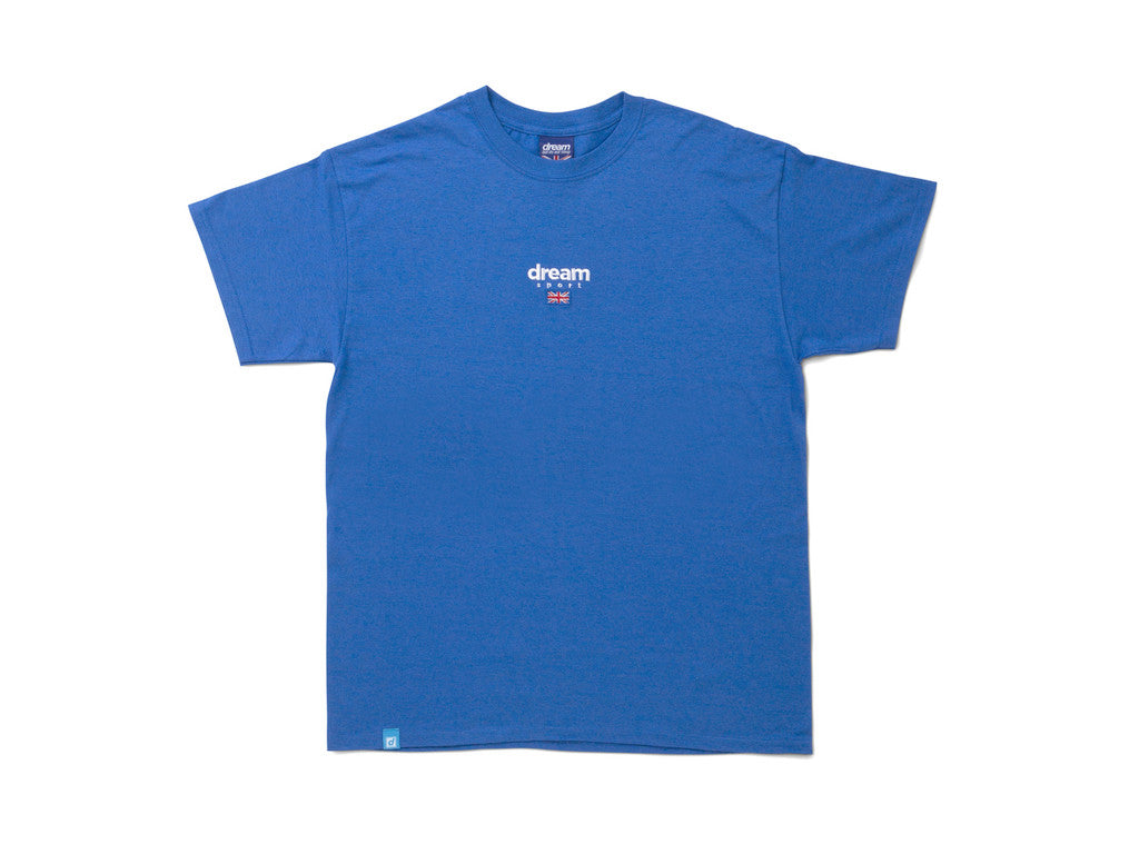 Royal Blue Short Sleeved T-shirt With Dream Sport Design.
