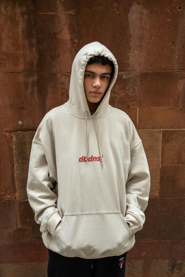 Hoodie in Sand With Go Raving! Print - Dreambutdonotsleep