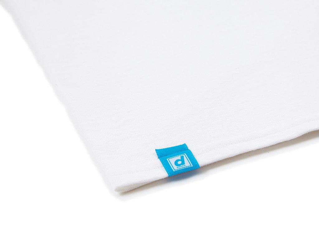 Colourful 90s Gradient Design On White Long Sleeved T-shirt - Dreambutdonotsleep