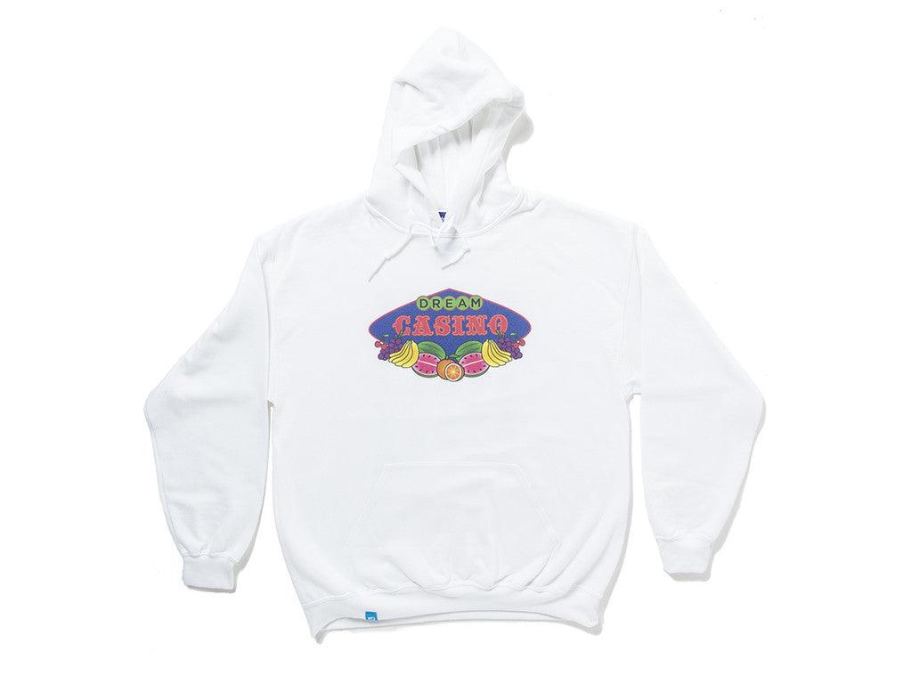 Fruity Casino Slots Design On White Hoodie - Dreambutdonotsleep