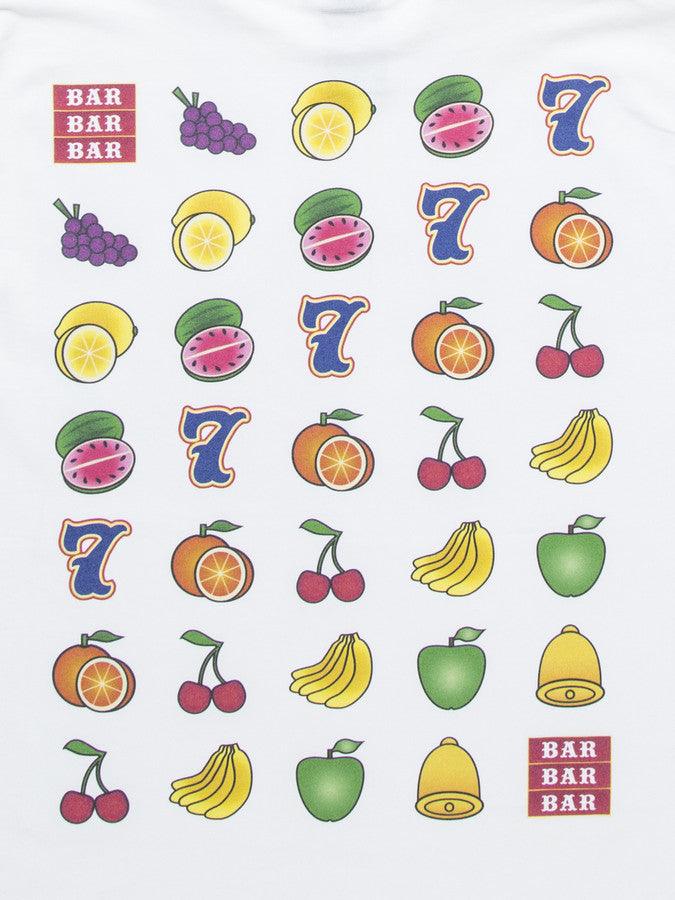Fruity Casino Slots Design On White Long Sleeved T-shirt - Dreambutdonotsleep