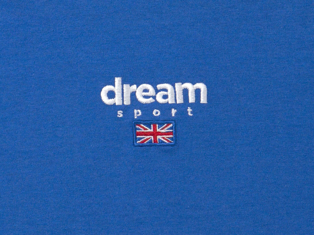 Royal Blue Short Sleeved T-shirt With Dream Sport Design.