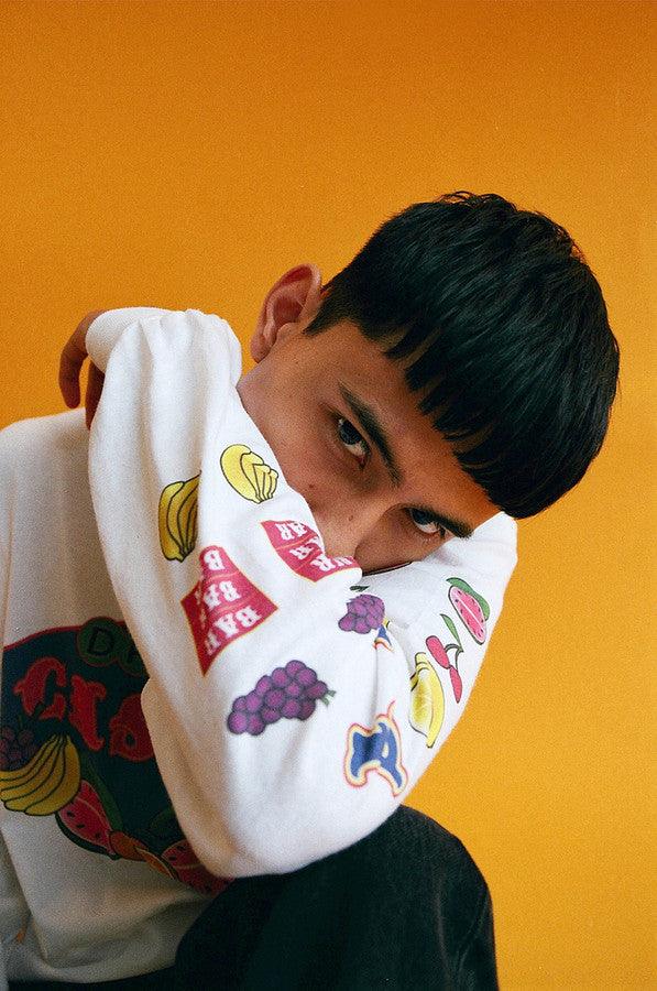 Fruity Casino Slots Design On White Long Sleeved T-shirt - Dreambutdonotsleep