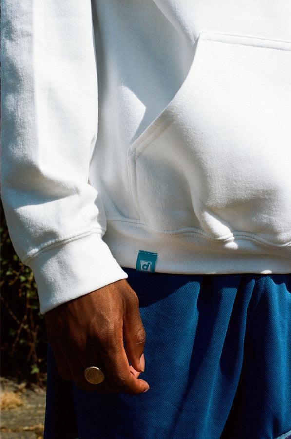 White Hoodie With Super Soaker Print - Dreambutdonotsleep