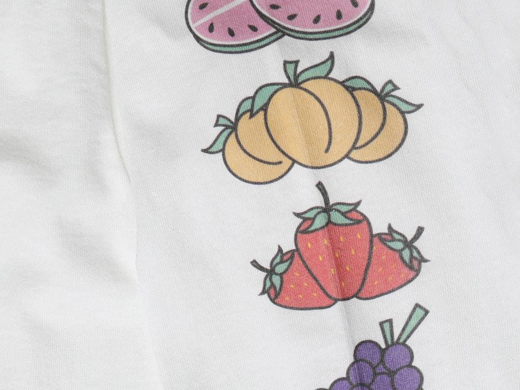 White Long Sleeved T-shirt With Printed Sluurpee Design - Dreambutdonotsleep