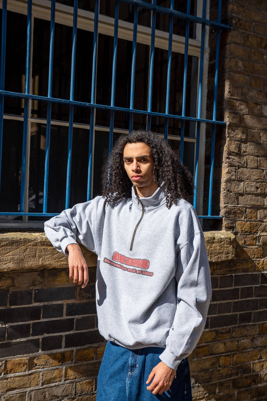 Short Sleeved T-Shirt in Sand With Cursive Logo Print