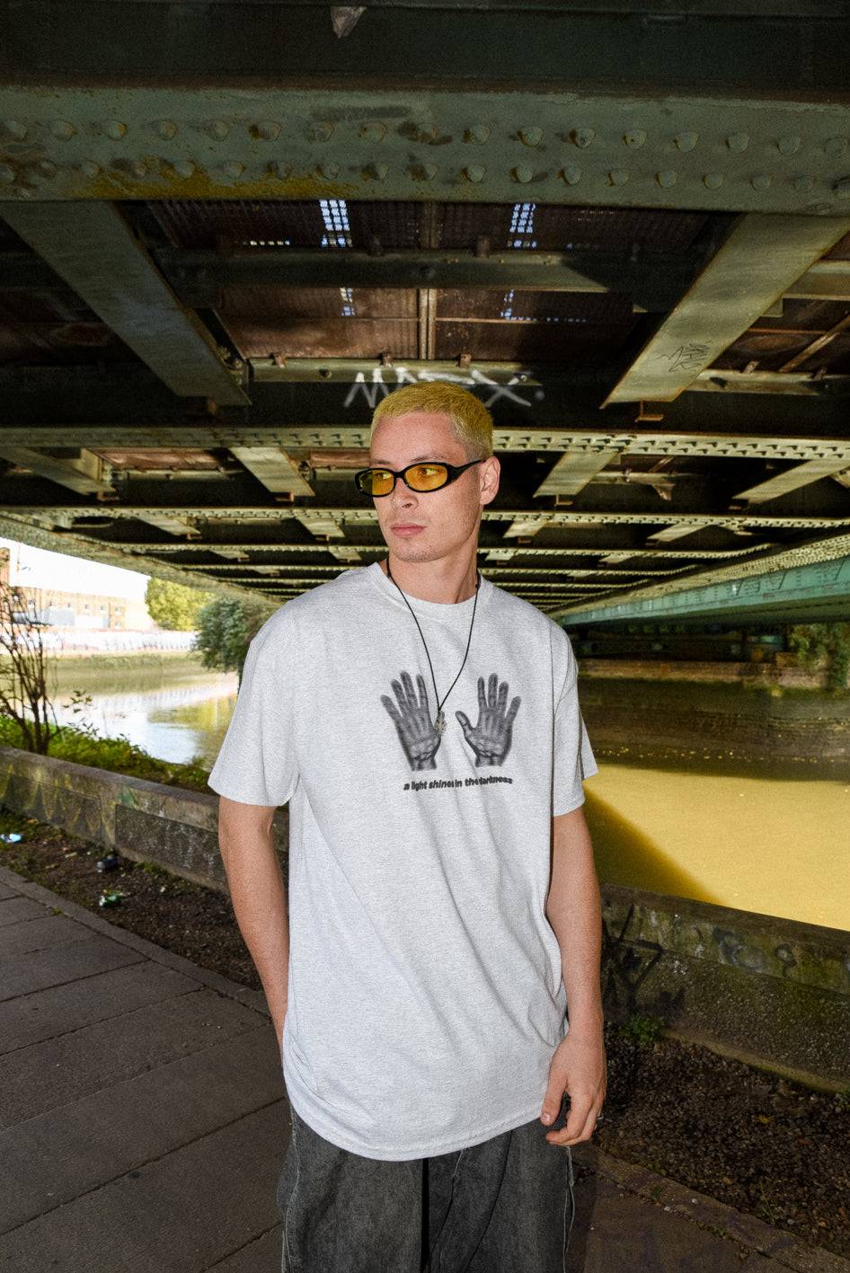 Short Sleeved T-Shirt in Black With DBDNS Logo Embroidery