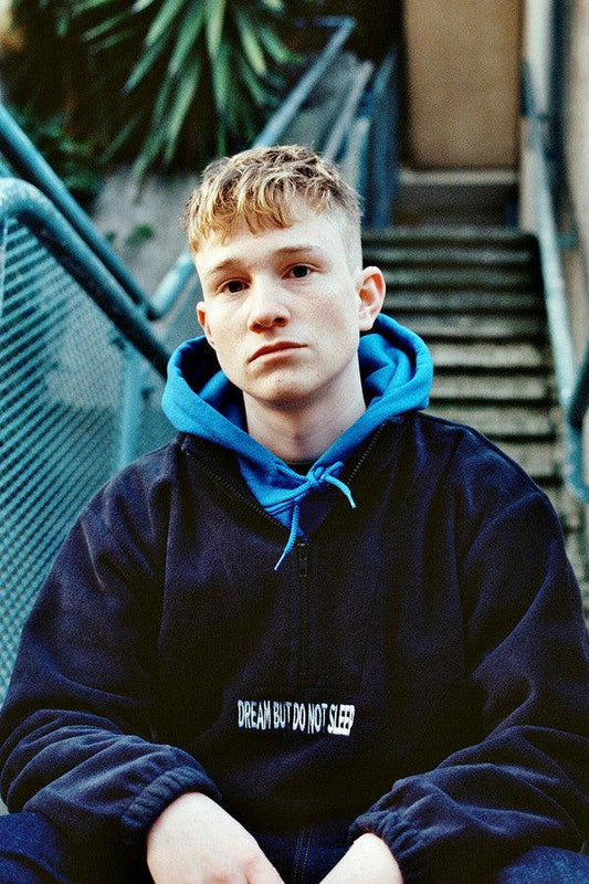 Short Sleeved T-Shirt in Black With DBDNS Logo Embroidery