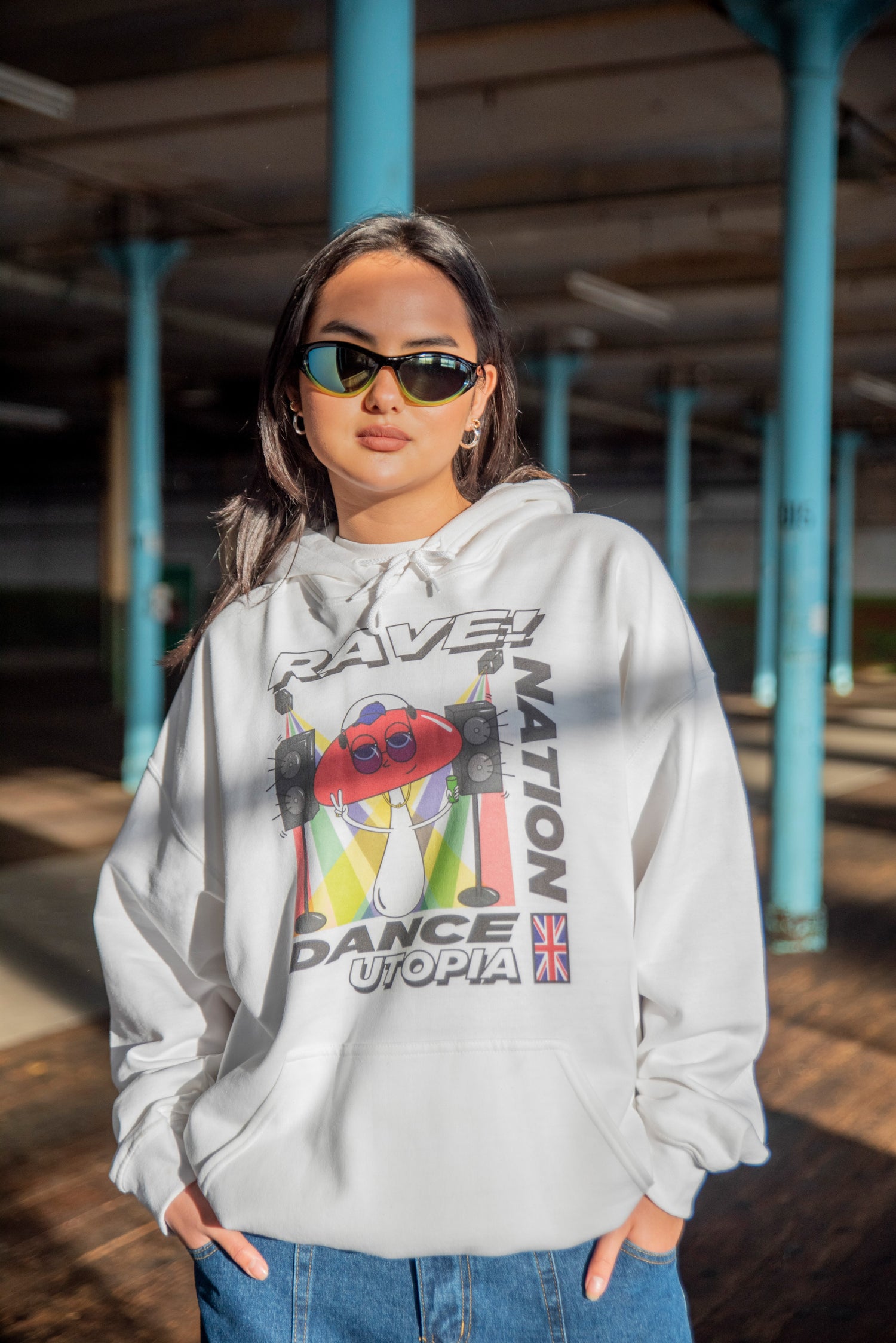 Graphic Prints by Dream But Do Not Sleep®: Bold UK streetwear featuring standout graphic tees and hoodies inspired by dance music culture. Unique designs, premium quality, made to order in England. Perfect for festivals and everyday style.