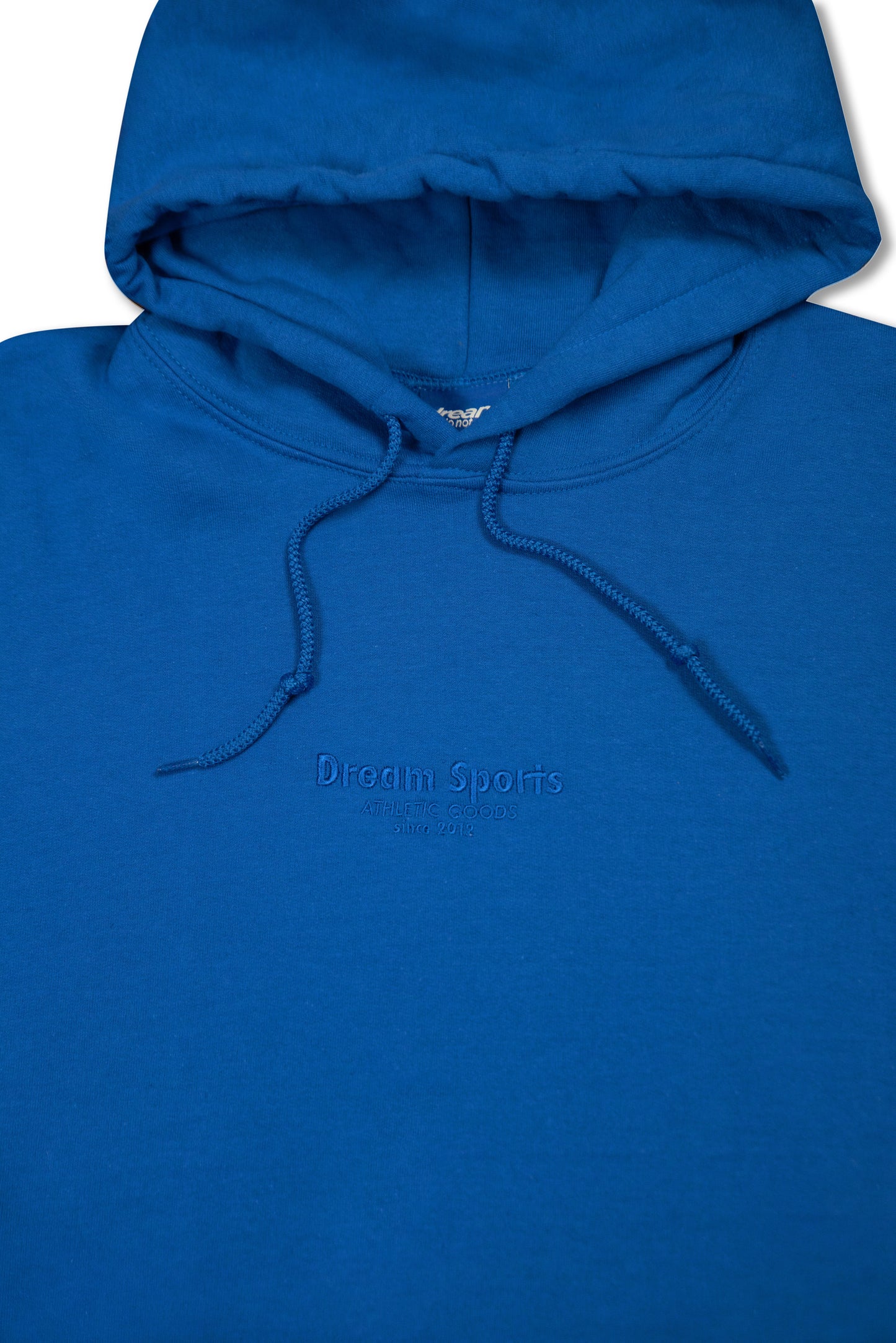 Hoodie in Royal Blue with Dream Sports Tonal Logo Embroidery