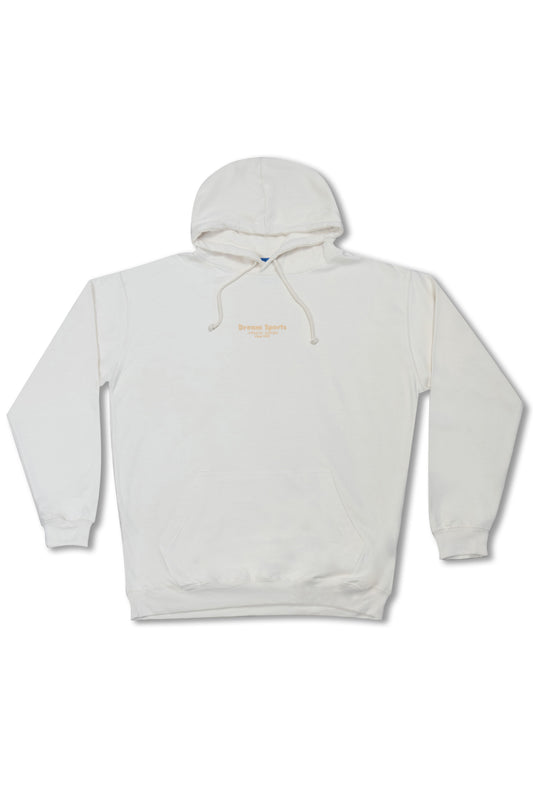 Hoodie in Vanilla with Dream Sports Tonal Logo Embroidery