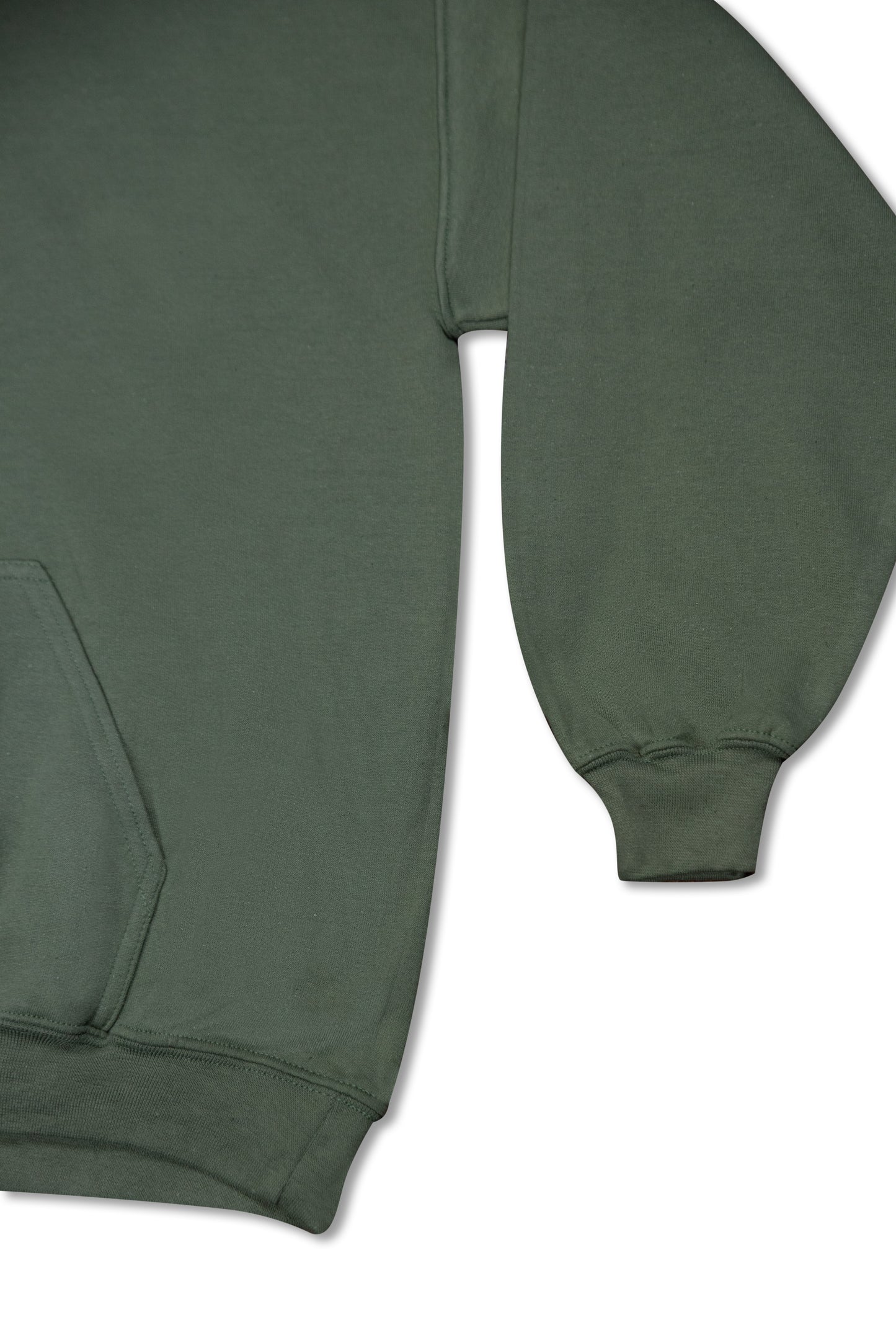 Hoodie in Military Green with Dream Sports Tonal Logo Embroidery