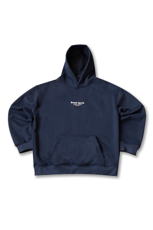 Premium Hoodie in Navy with Dream Sports Logo Embroidery