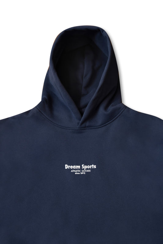 Premium Hoodie in Navy with Dream Sports Logo Embroidery