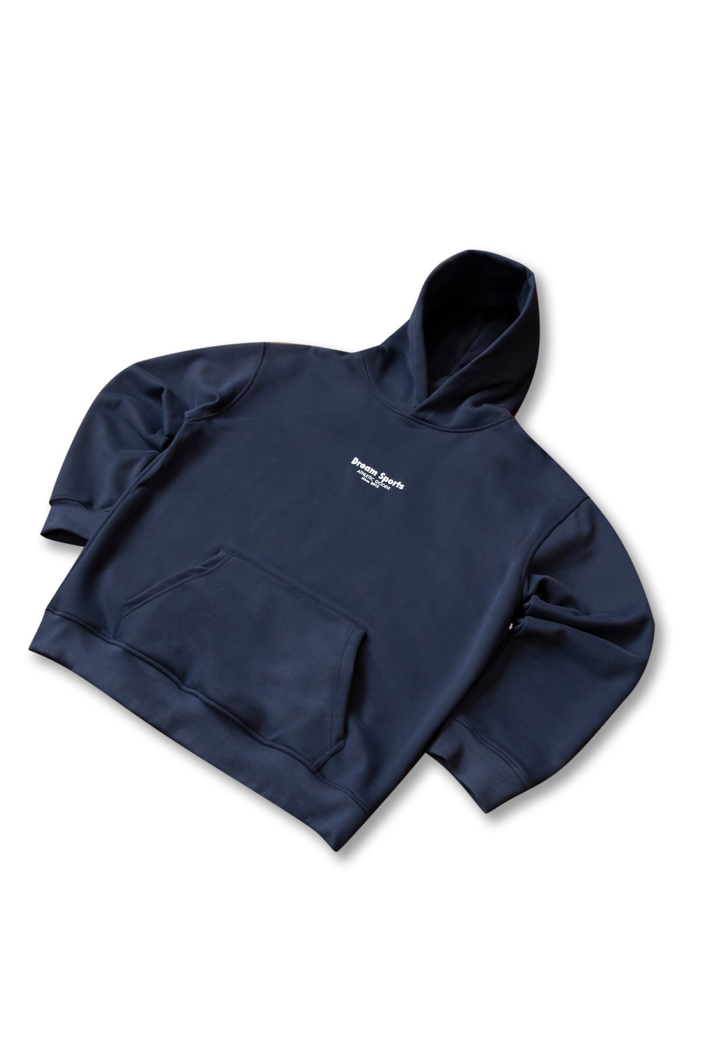 Premium Hoodie in Navy with Dream Sports Logo Embroidery