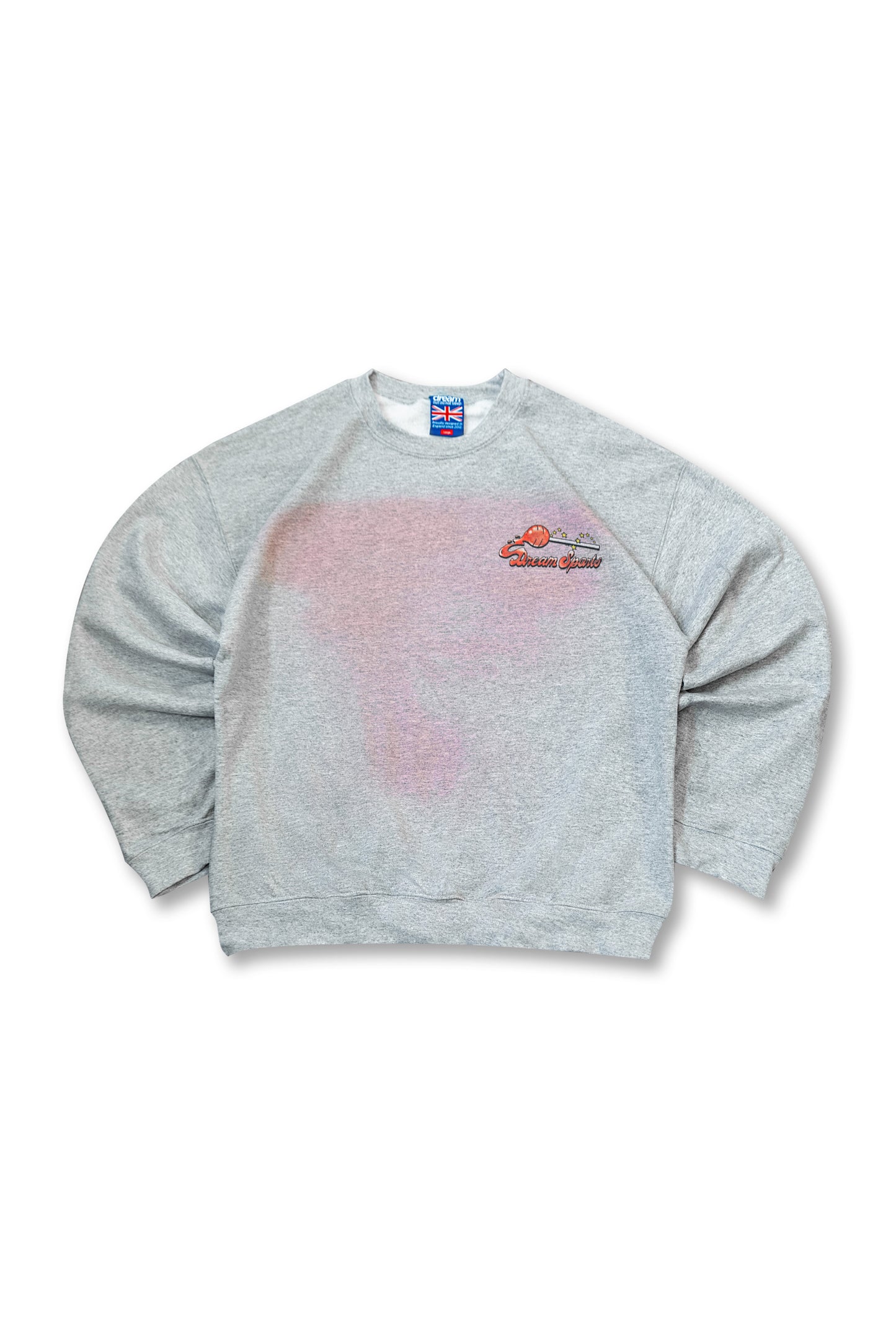 Sweatshirt in Heather Grey with Lollipop Print