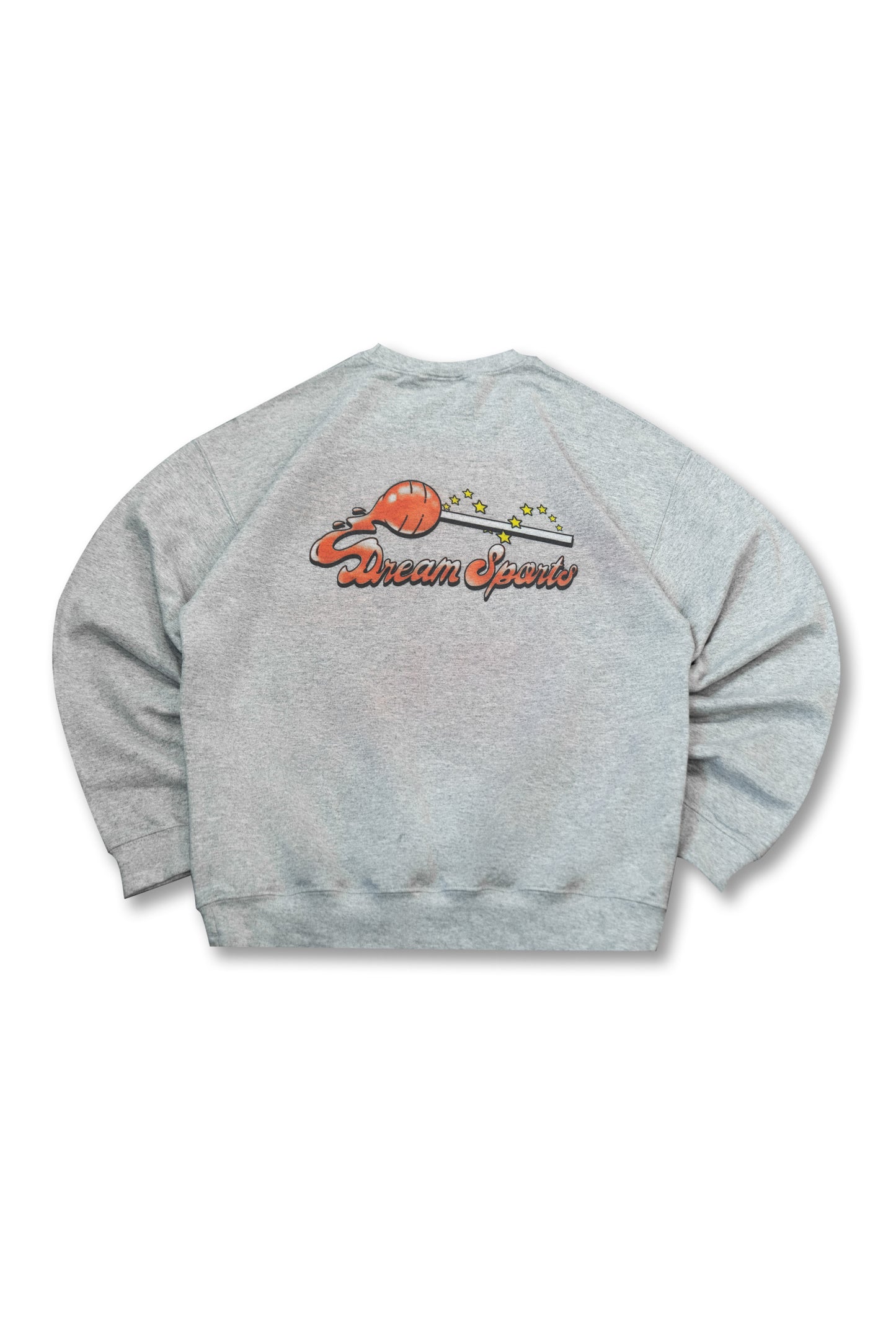 Sweatshirt in Heather Grey with Lollipop Print