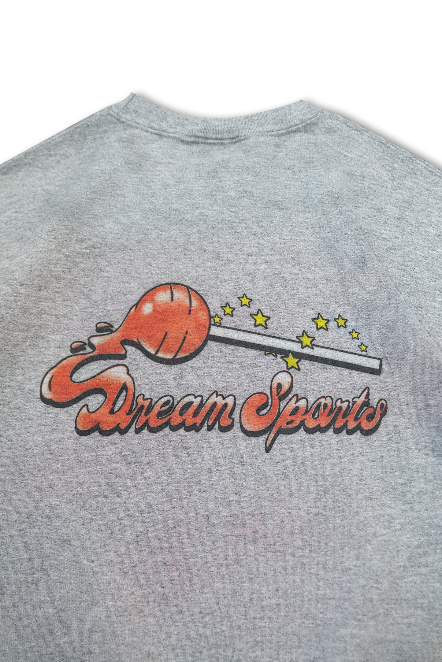 Sweatshirt in Heather Grey with Lollipop Print