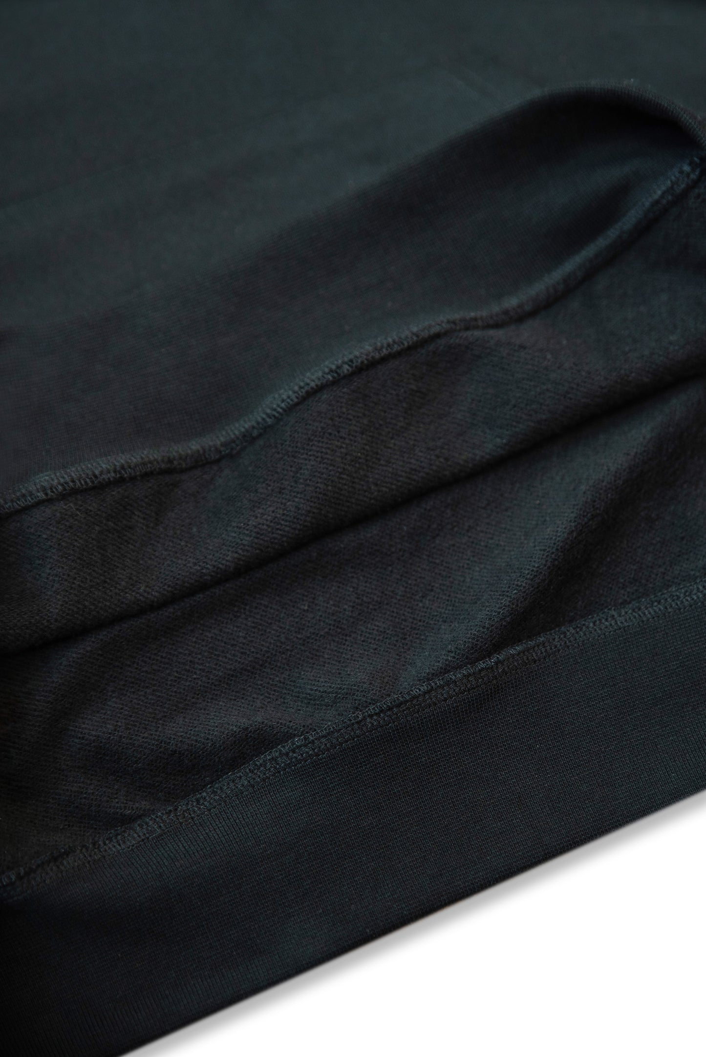 Premium Hoodie in Black Shuffling Through The Cosmos