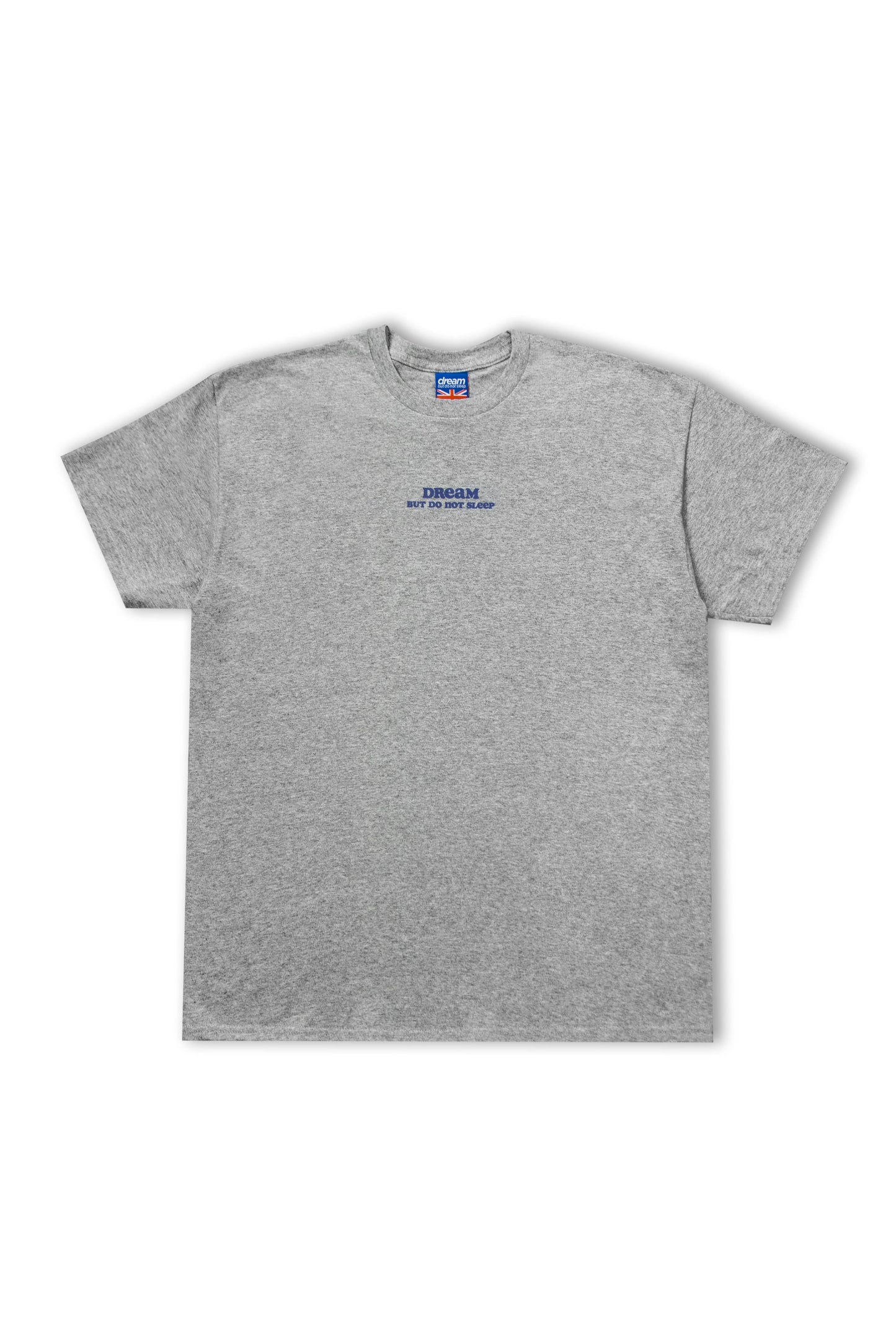 Short Sleeved T-Shirt in Sport Grey with Vibing in the Moment Print