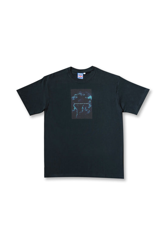 Premium Short Sleeved T-Shirt Black Shuffling Through The Cosmos