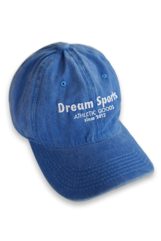 Cap In Vintage Light Blue With Dream Sports Logo