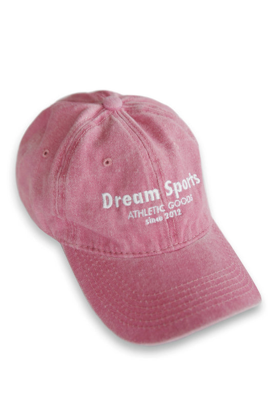 Cap In Vintage Pastel Pink With Dream Sports Logo