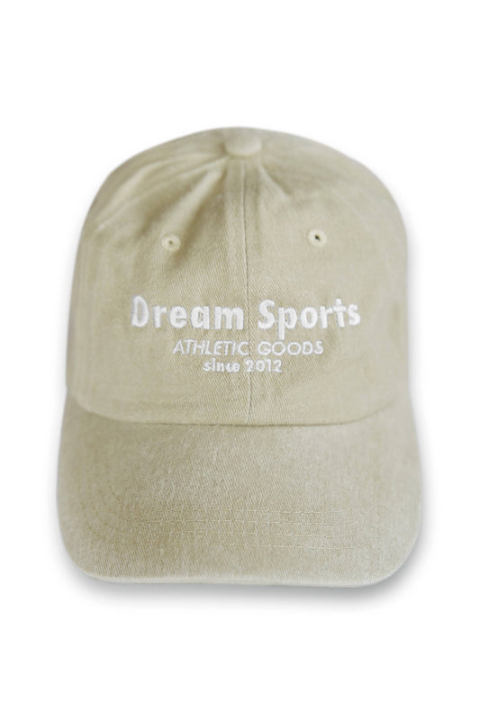 Cap In Vintage Beige With Dream Sports Logo