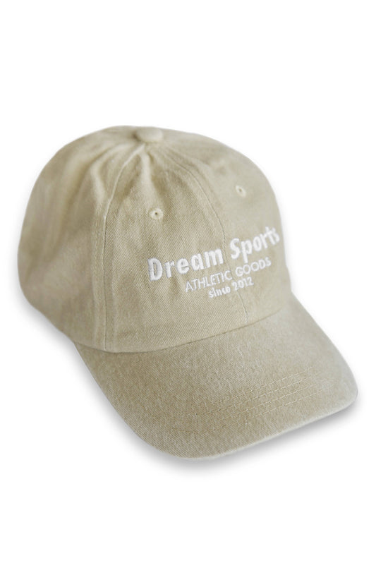 Cap In Vintage Beige With Dream Sports Logo