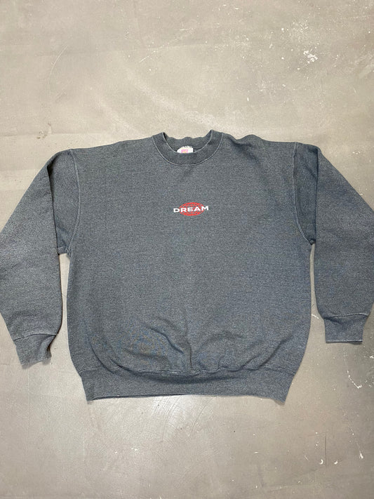 1 of 1 Reworked Vintage Sweatshirt in Grey DBDNS Logo Embroidery