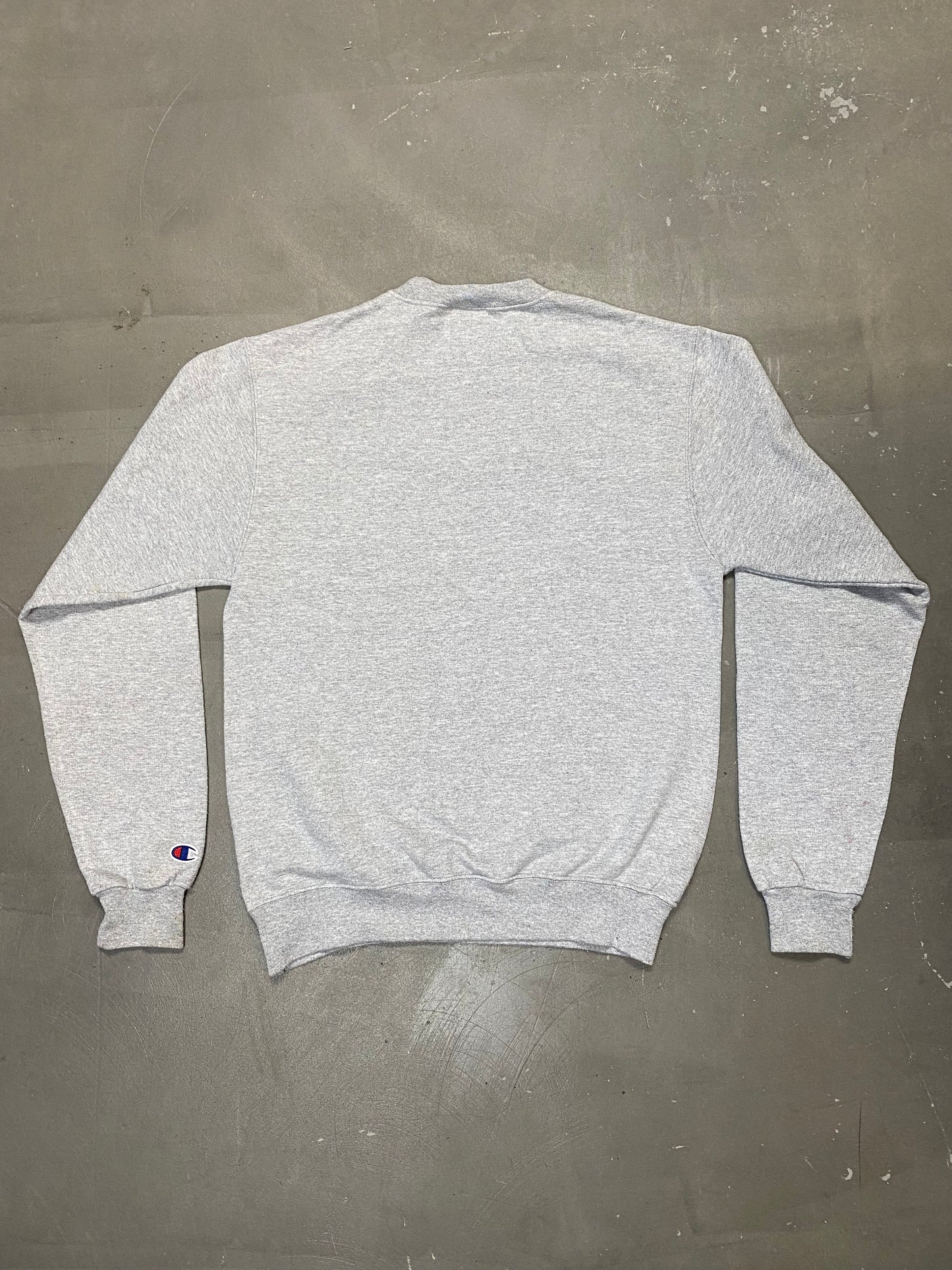 1 of 1 Reworked Vintage Champion Sweatshirt in Grey Lost In Motion Print