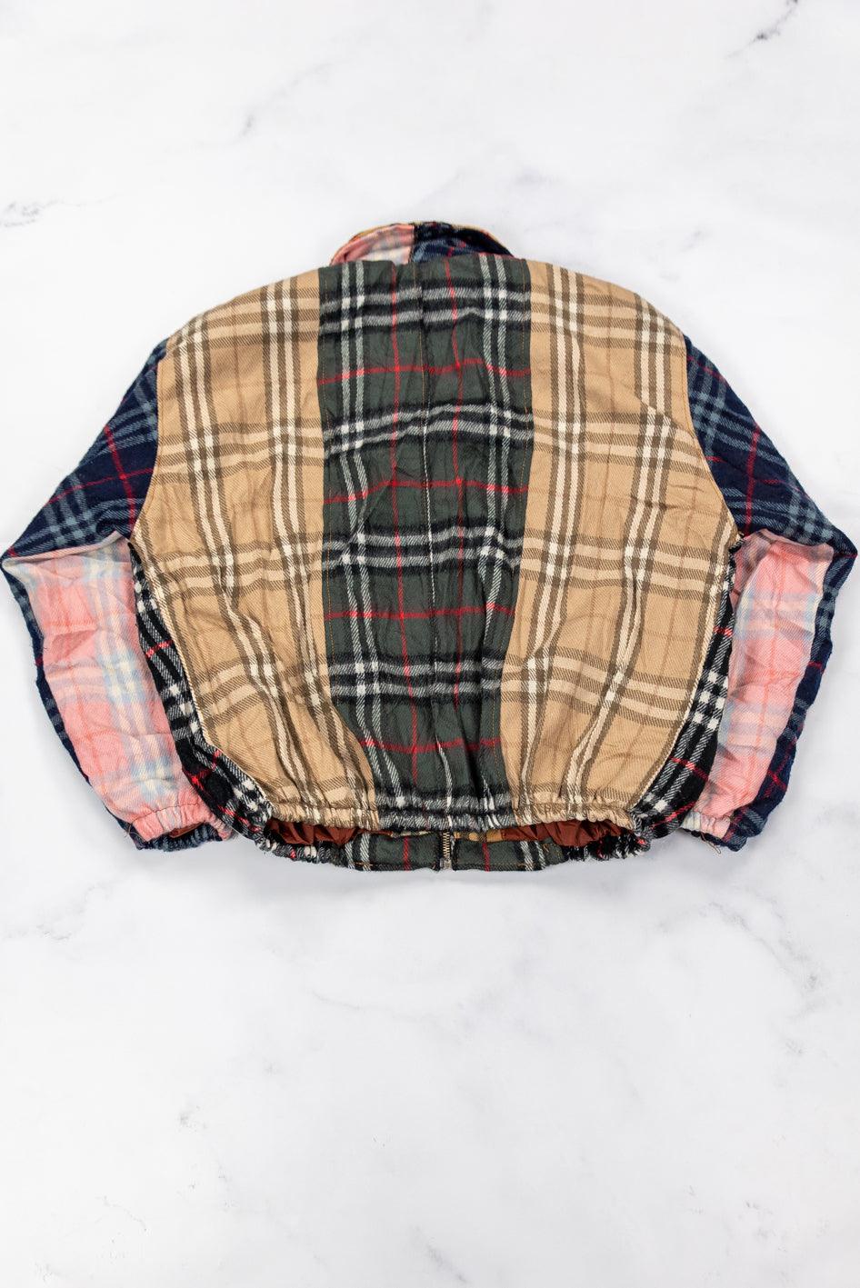1 of 1 Reworked Jacket from Vintage Burberry Scarfs no26 - Dreambutdonotsleep